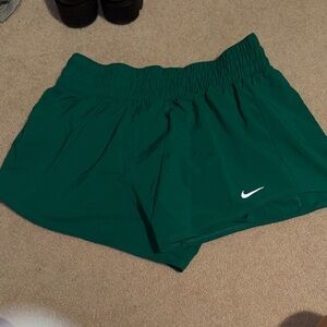 Nike Women's Emerald Green Athletic Shorts